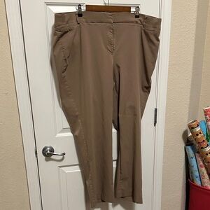 Lane Bryant Women's Tan Trousers